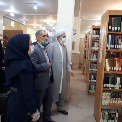 بازدید اعضای شورای اسلامی شهر گرگان از کتابخانه میرفندرسکی