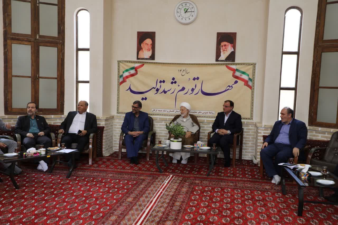 دیدار اعضای شورای اسلامی شهر و جمعی از مدیران شهری با اصغر طهماسبی، مسئول دفتر نماینده ولی فقیه در استان - 2