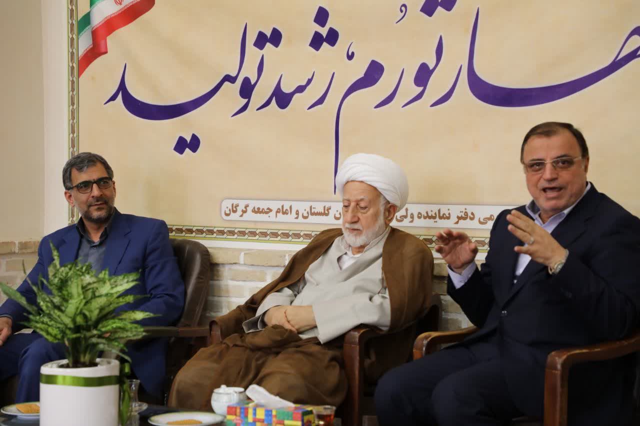دیدار اعضای شورای اسلامی شهر و جمعی از مدیران شهری با اصغر طهماسبی، مسئول دفتر نماینده ولی فقیه در استان - 5