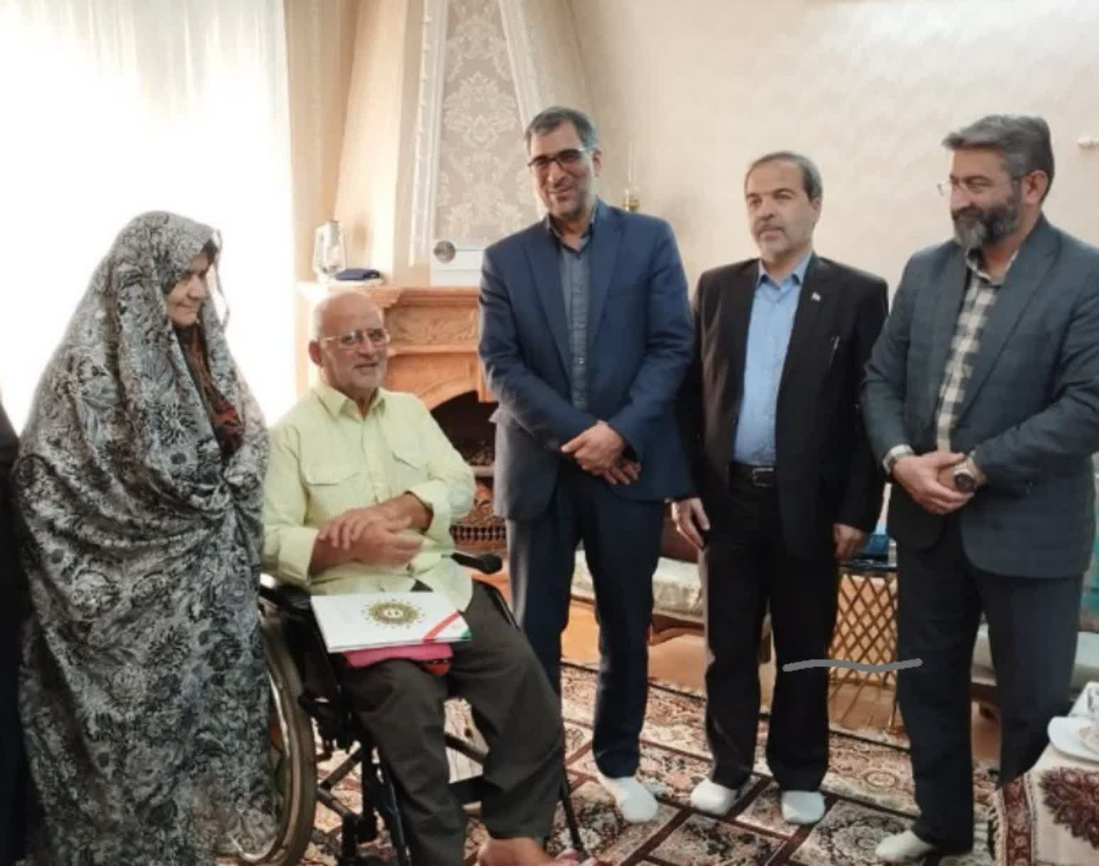 دیدار اعضای شورای اسلامی شهر گرگان با جانبازان - 3