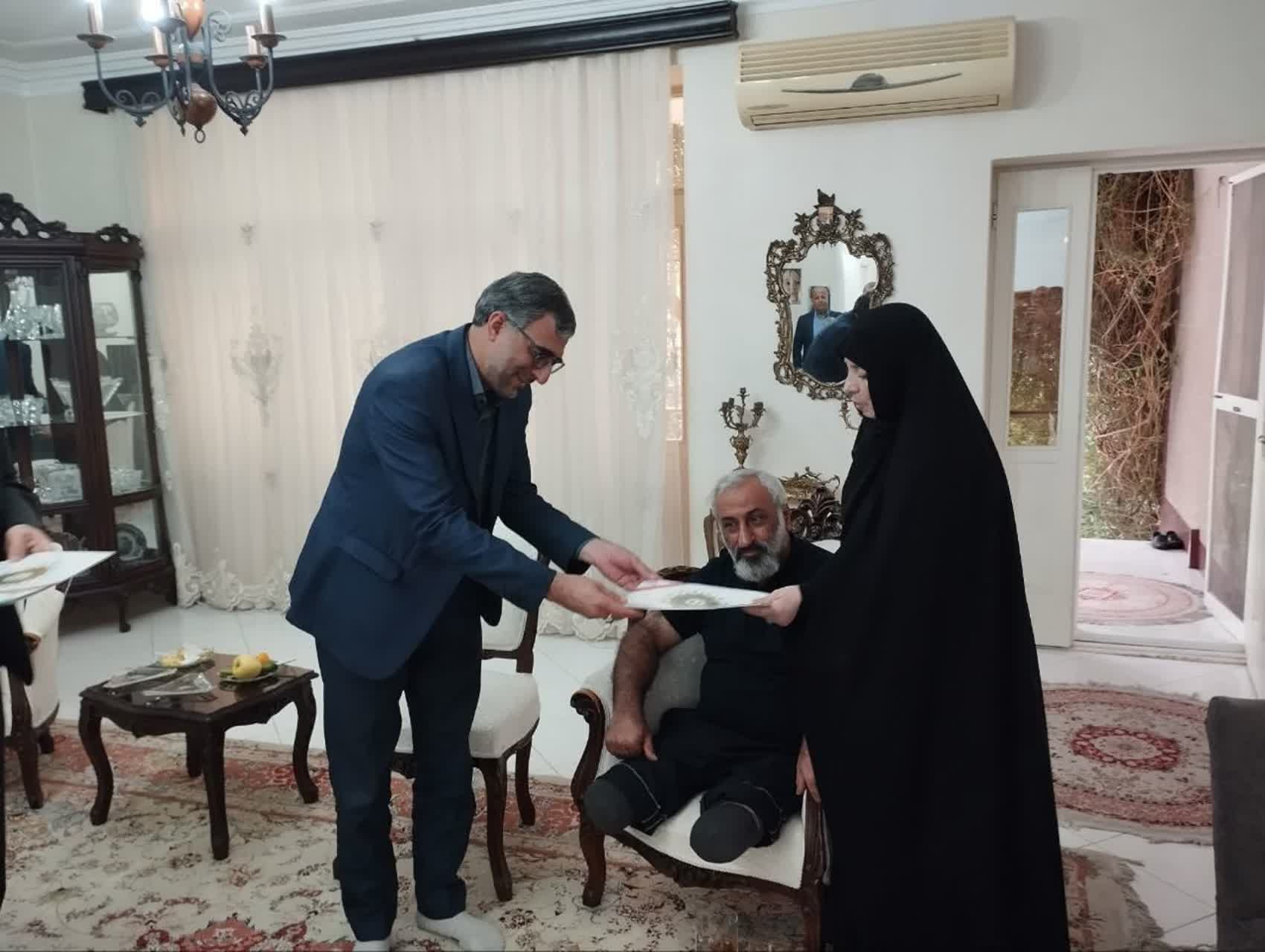 دیدار اعضای شورای اسلامی شهر گرگان با جانبازان - 7