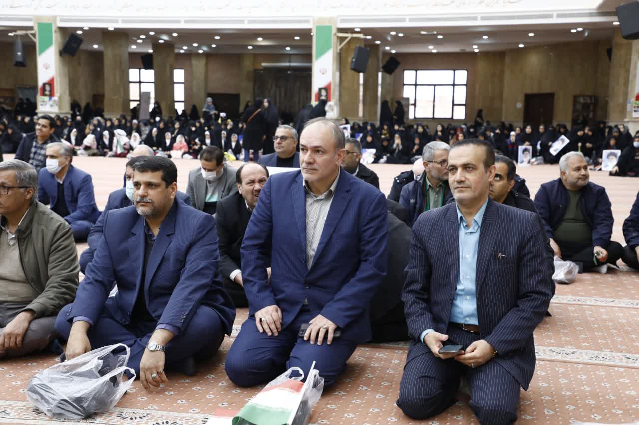 حضور اعضای شورای اسلامی شهر و شهردار گرگان در مراسم گرامیداشت سالروز حماسه مردمی ۹ دی - 2