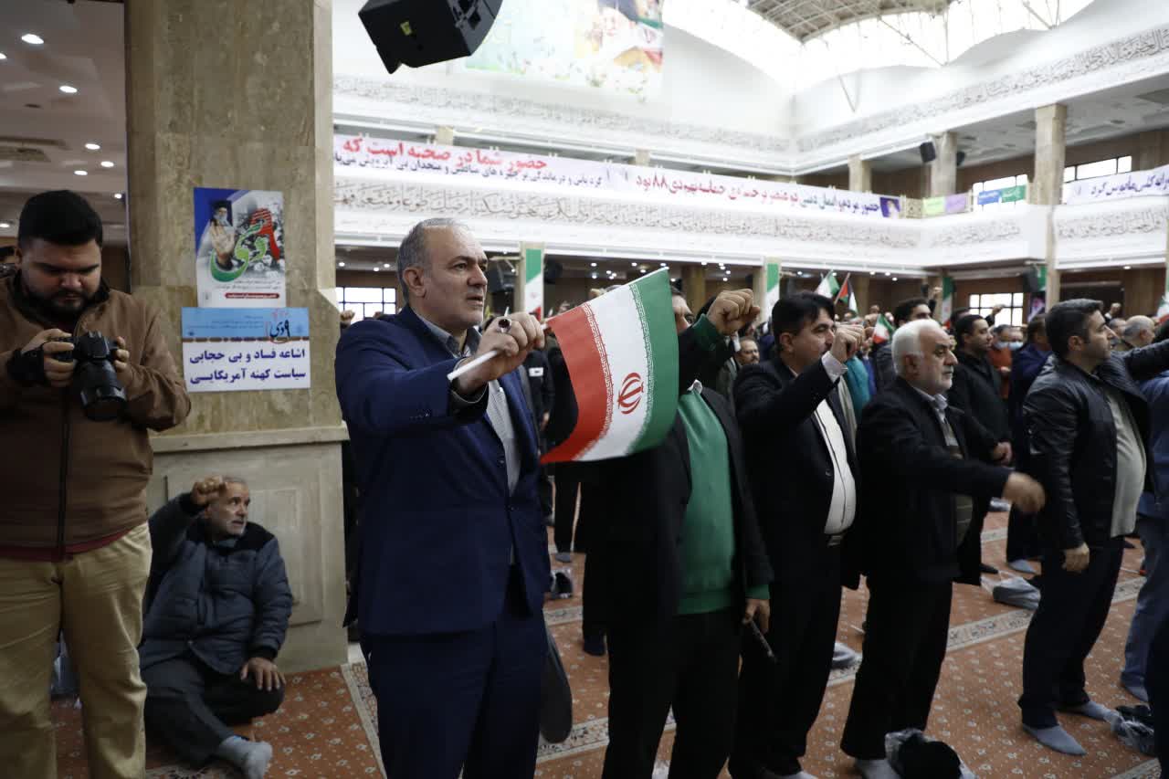 حضور اعضای شورای اسلامی شهر و شهردار گرگان در مراسم گرامیداشت سالروز حماسه مردمی ۹ دی - 4