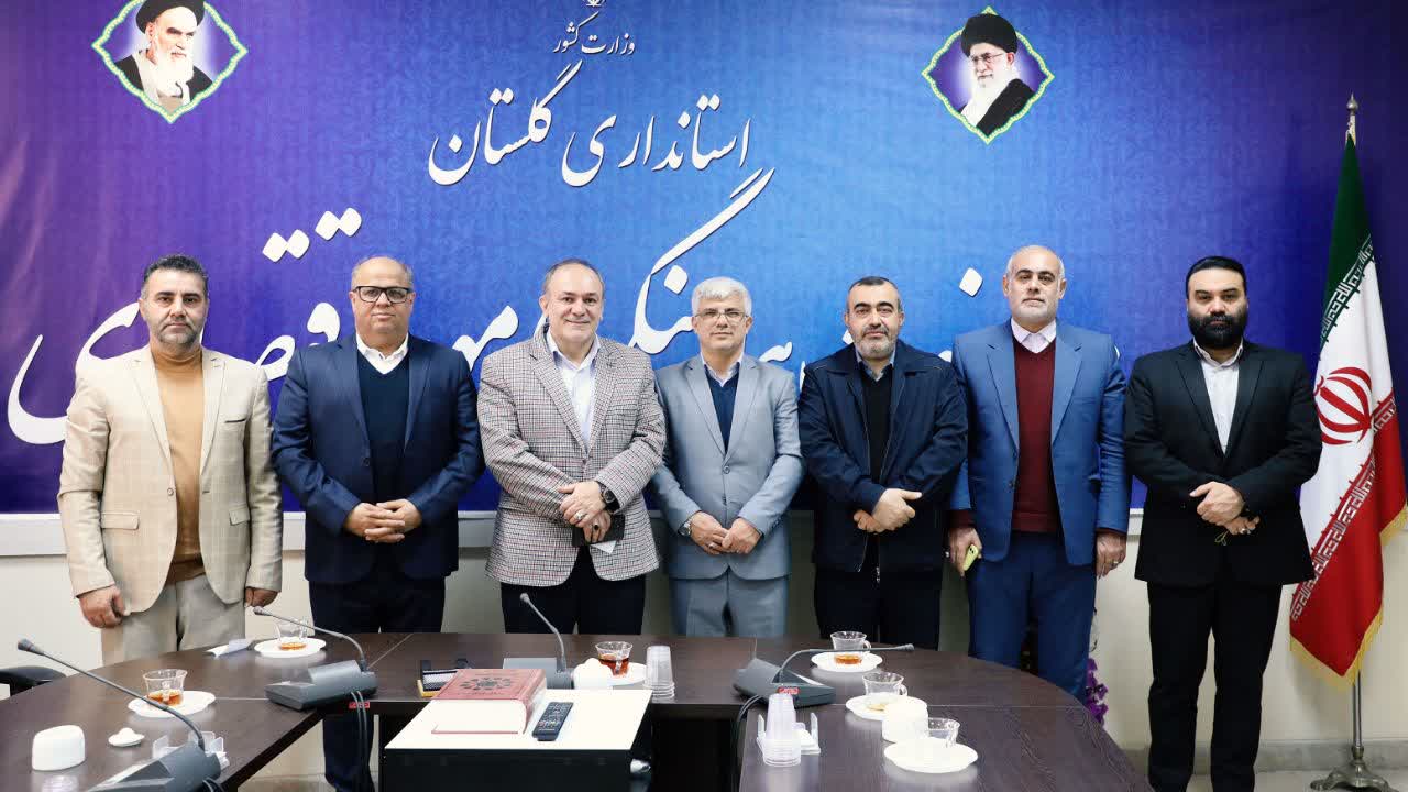 دیدار اعضای شورای اسلامی شهر گرگان با دکتر کیان مهر، معاون اقتصادی استاندار گلستان - 3