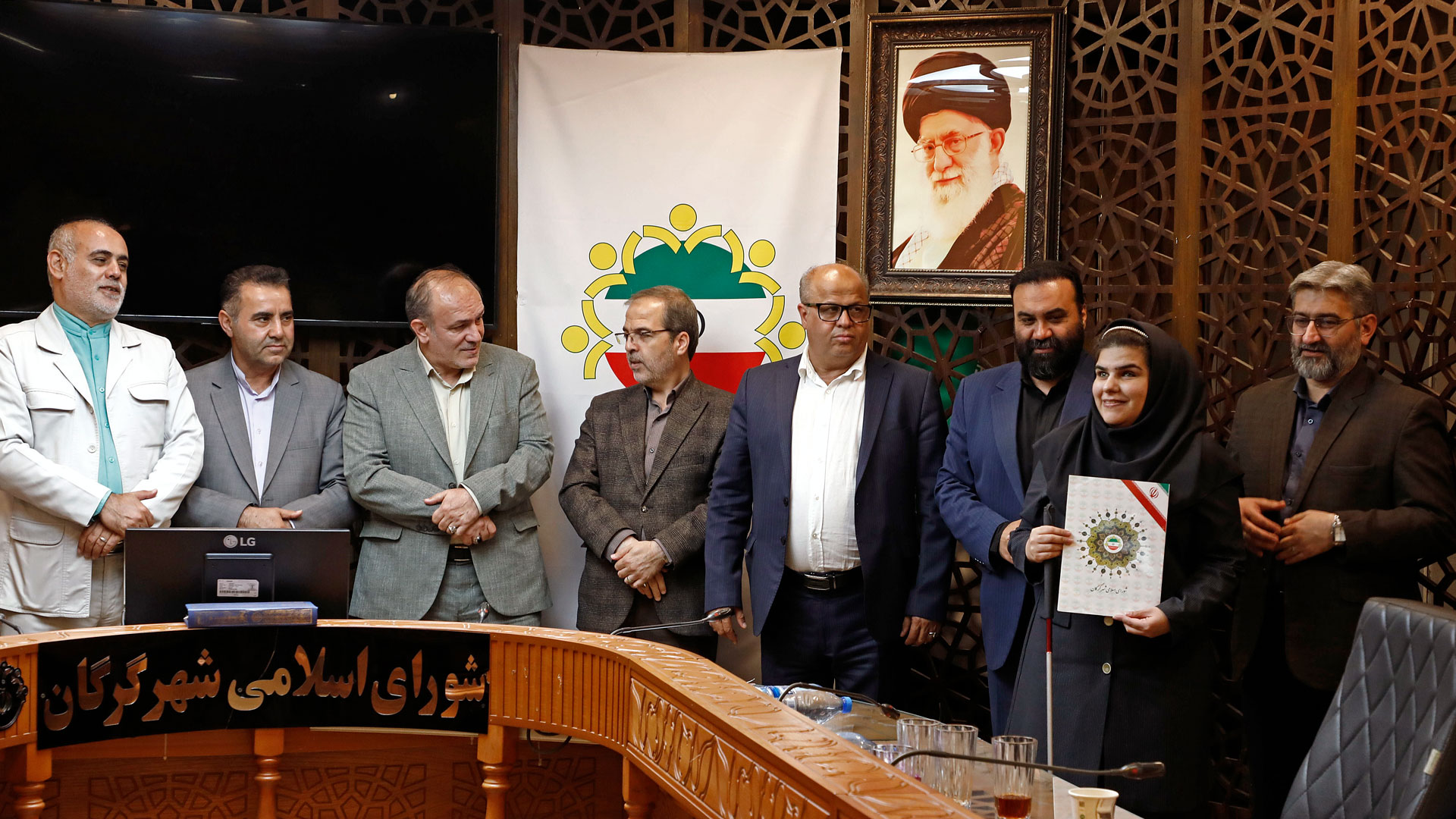 تقدیر از ورزشکاران معلول گرگانی به‌مناسبت روز ملی پارالمپیک در شورای اسلامی شهر گرگان - 19