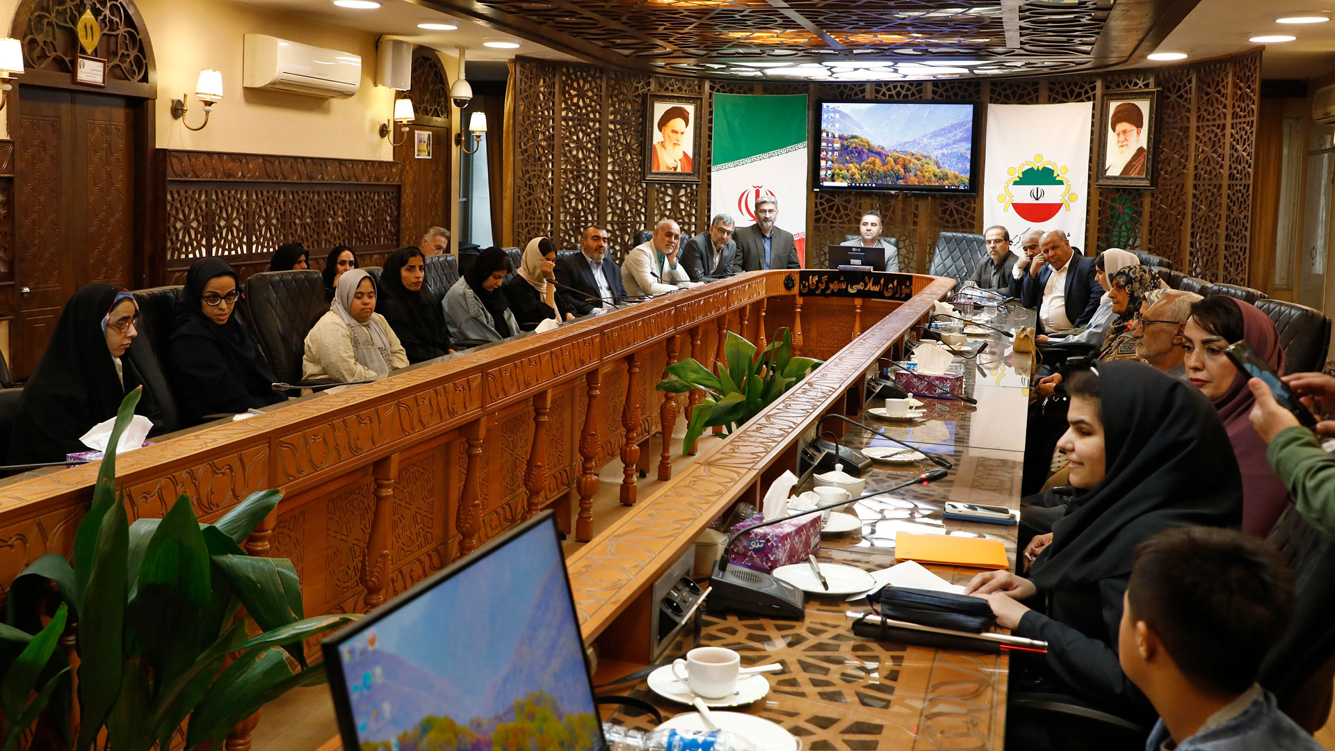 تقدیر از ورزشکاران معلول گرگانی به‌مناسبت روز ملی پارالمپیک در شورای اسلامی شهر گرگان - 6