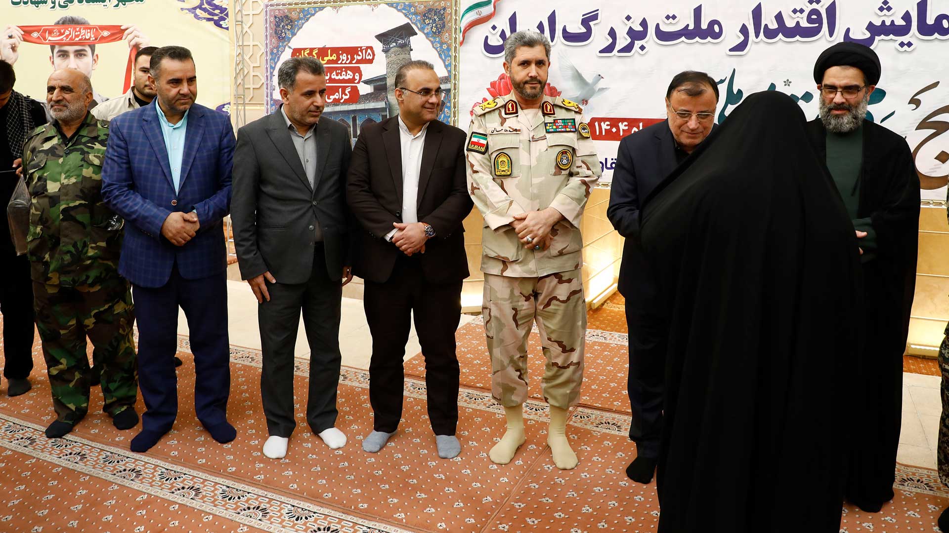 حضور رئیس، اعضای شورای شهر و شهردار گرگان در نمایش اقتدار ملت ایران - 8