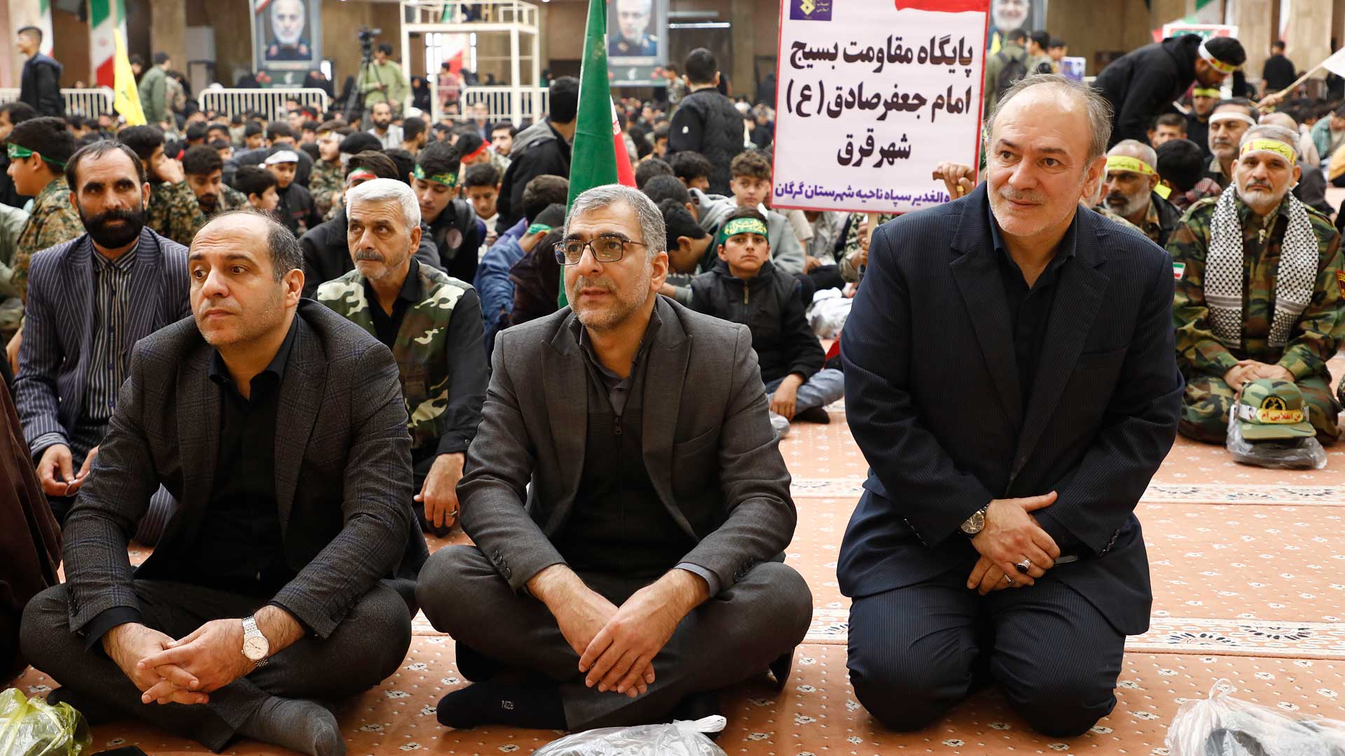 حضور رئیس، اعضای شورای شهر و شهردار گرگان در نمایش اقتدار ملت ایران - 3