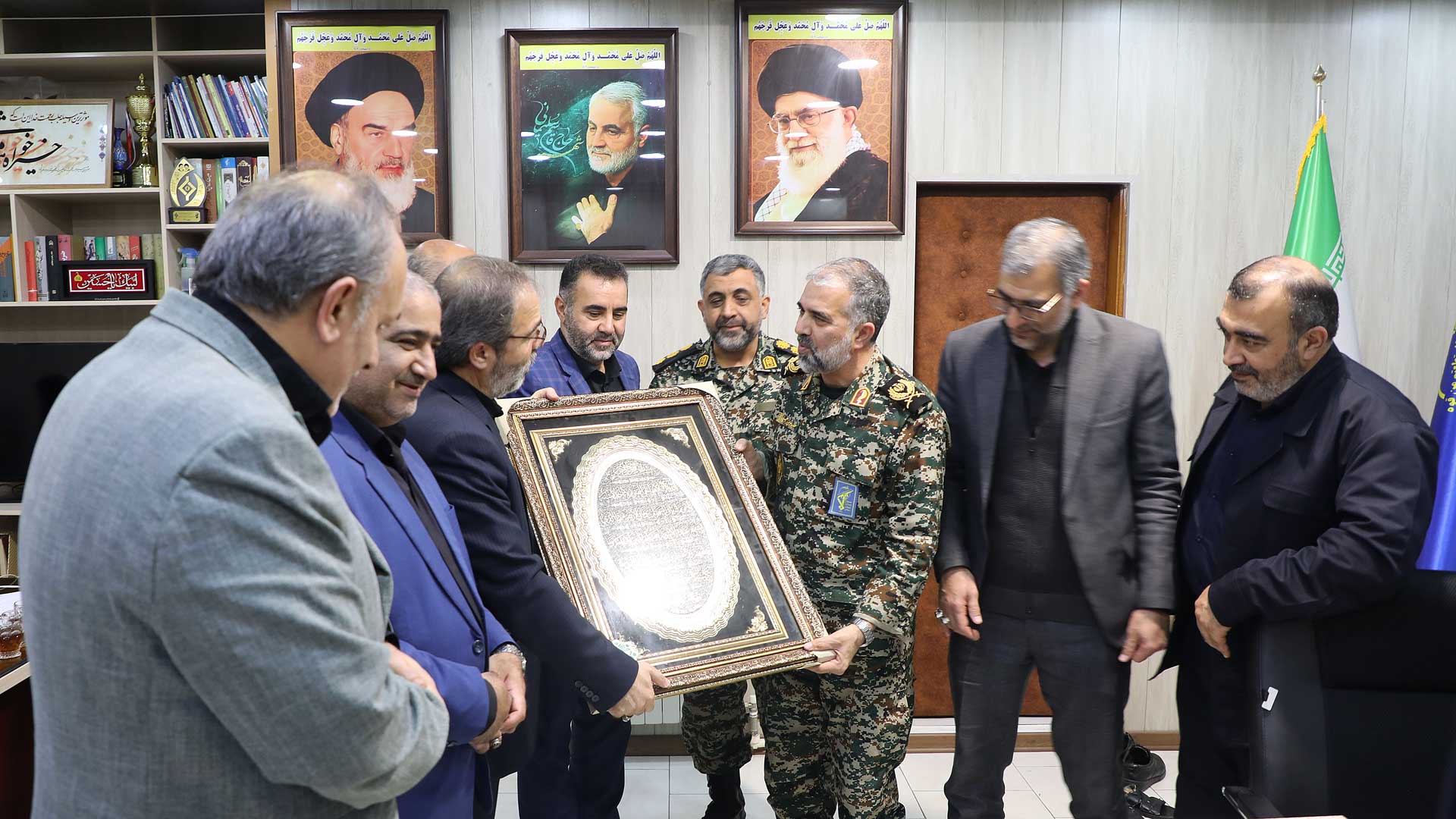 اعضای شورای شهر گرگان با فرمانده سپاه نینوا دیدار کردند - 9