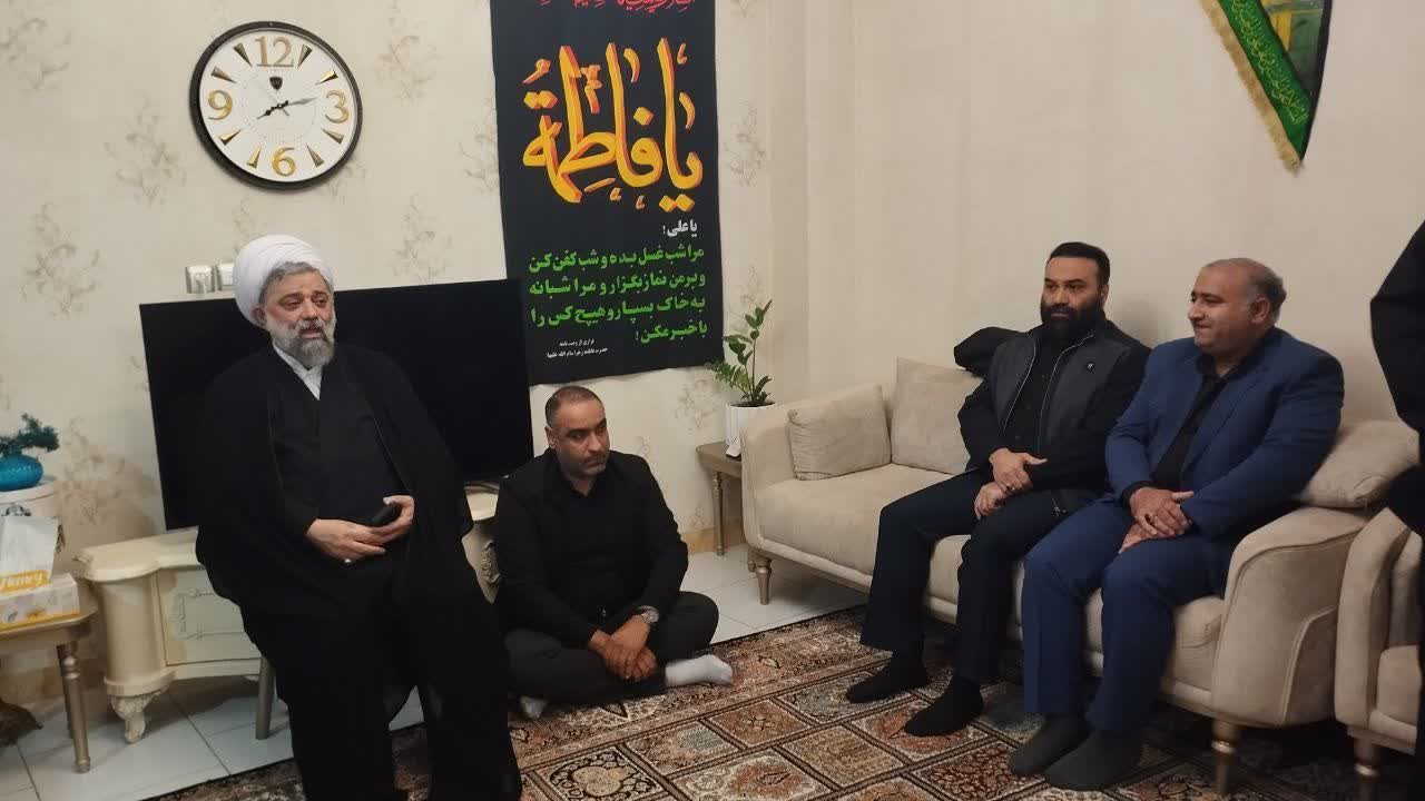 حضور رئیس و اعضای شورای اسلامی شهر گرگان در مراسم شام غریبان حضرت زهرا(س) - 3