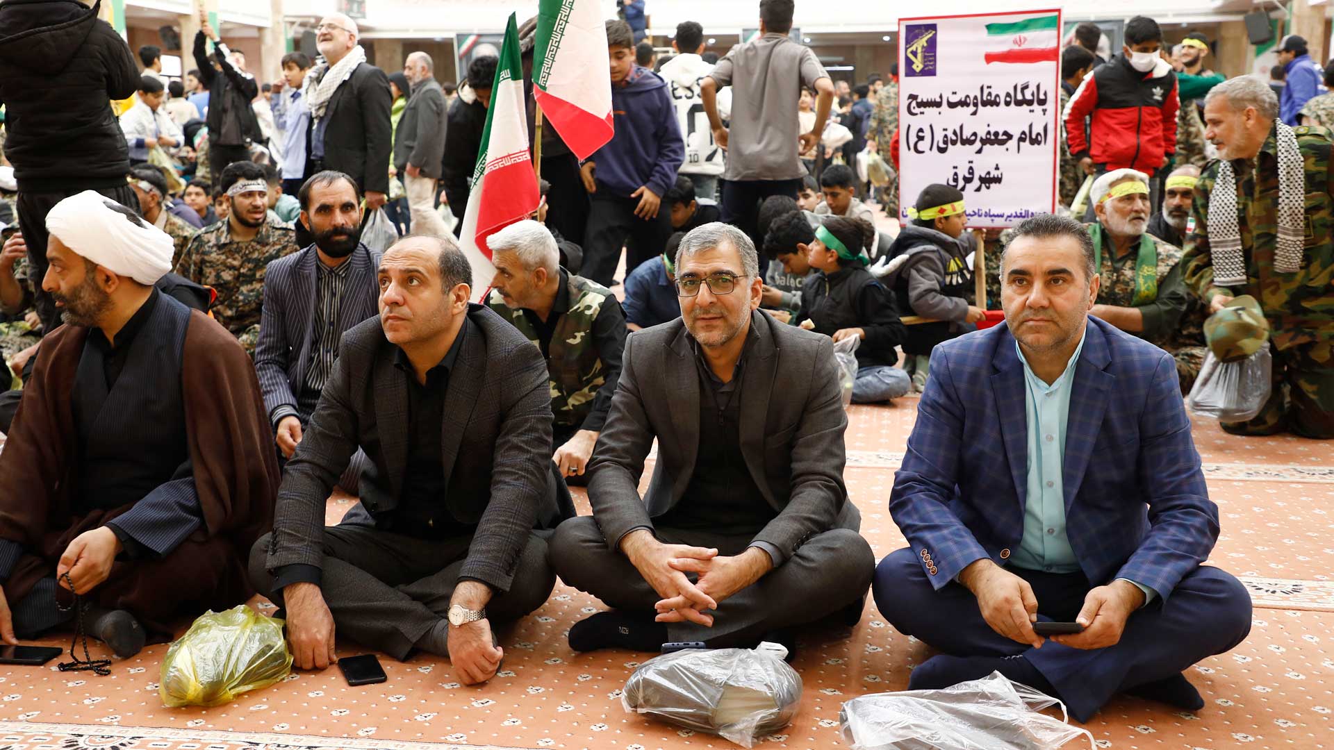 حضور رئیس، اعضای شورای شهر و شهردار گرگان در نمایش اقتدار ملت ایران