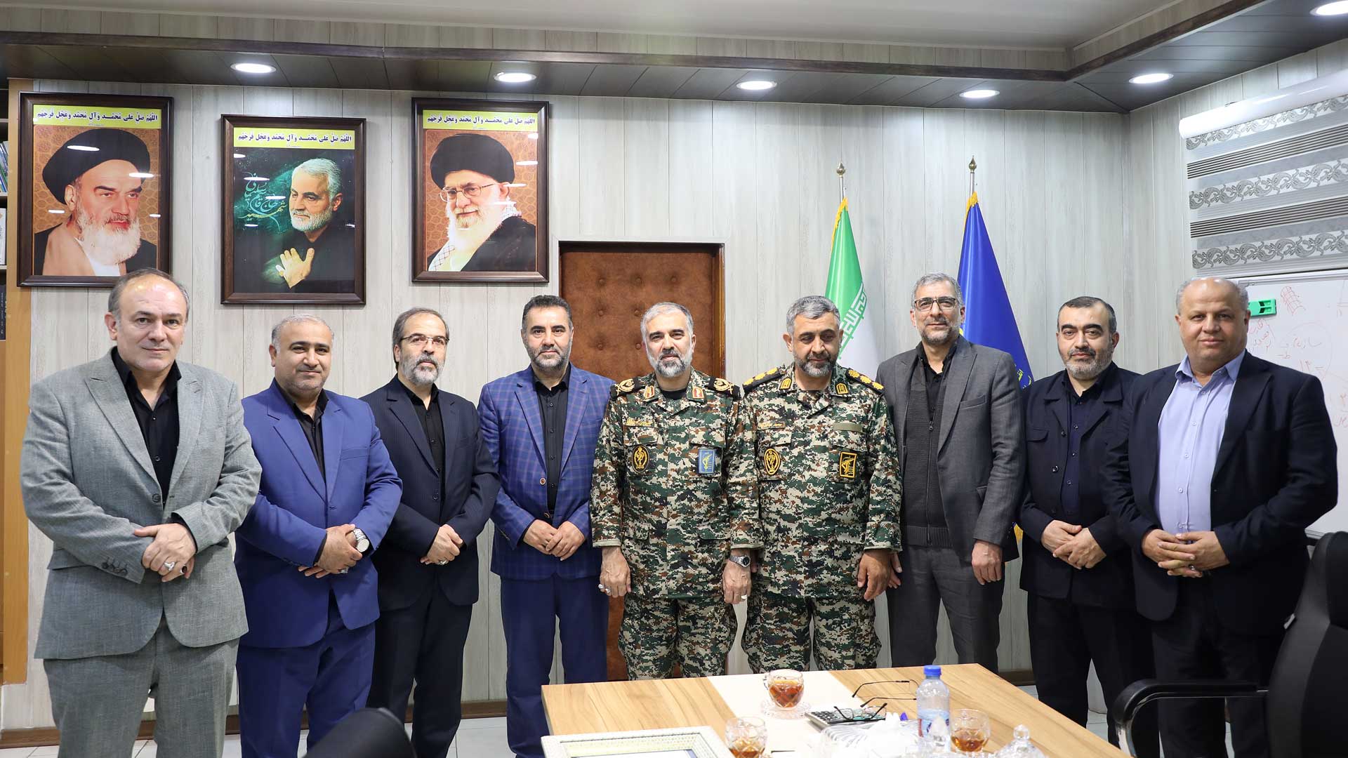 اعضای شورای شهر گرگان با فرمانده سپاه نینوا دیدار کردند - 3
