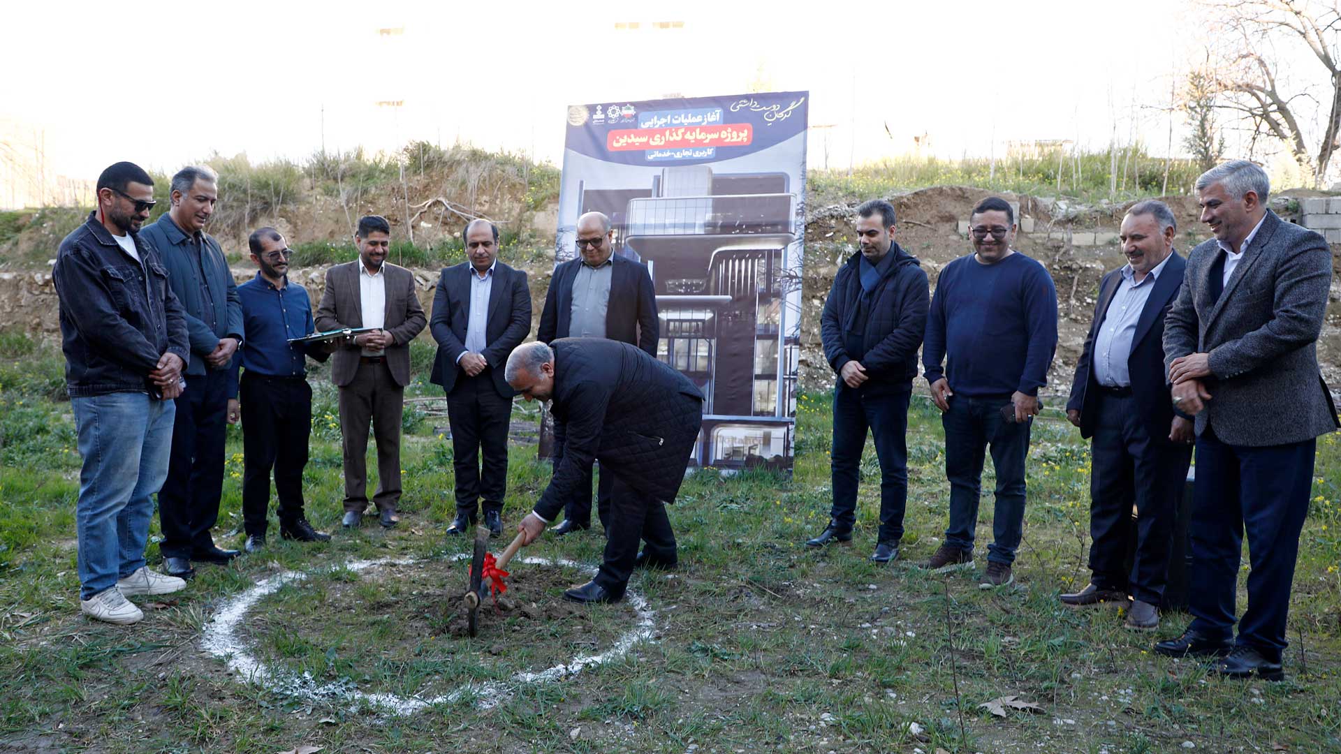 کلنگ&zwnj;زنی پروژه&zwnj;های سرمایه&zwnj;گذاری گرگان در جلسه میدانی کمیسیون گردشگری و سرمایه&zwnj;گذاری - 1