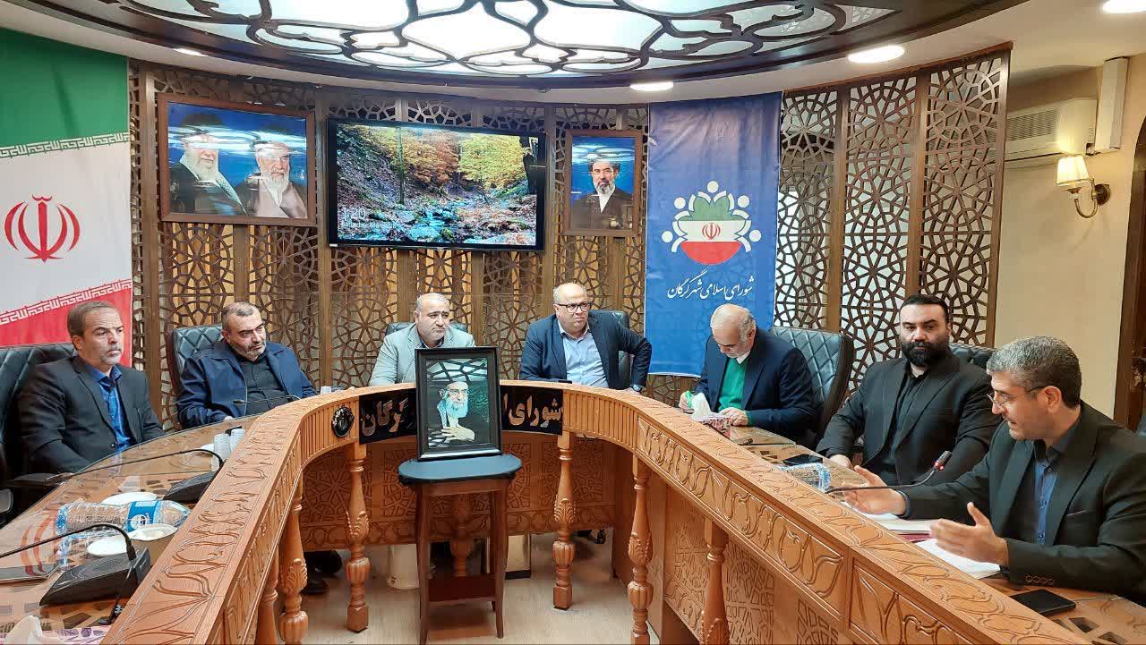 بررسی سه لایحه دوفوریت شهربازی هزارپیچ در کمیسیون گردشگری شورای شهر گرگان - 1