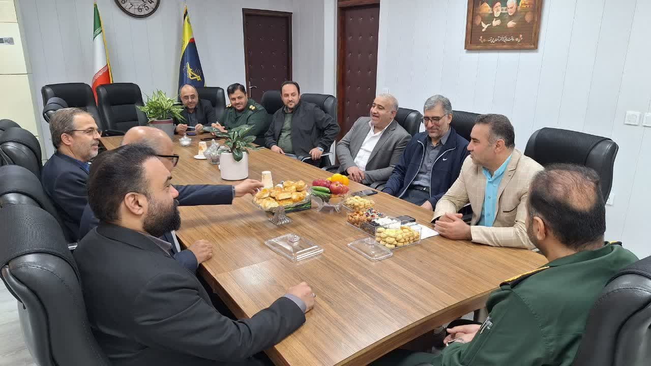 دیدار رئیس و اعضای شورای اسلامی شهر گرگان با فرمانده جدید سپاه شهرستان - 2