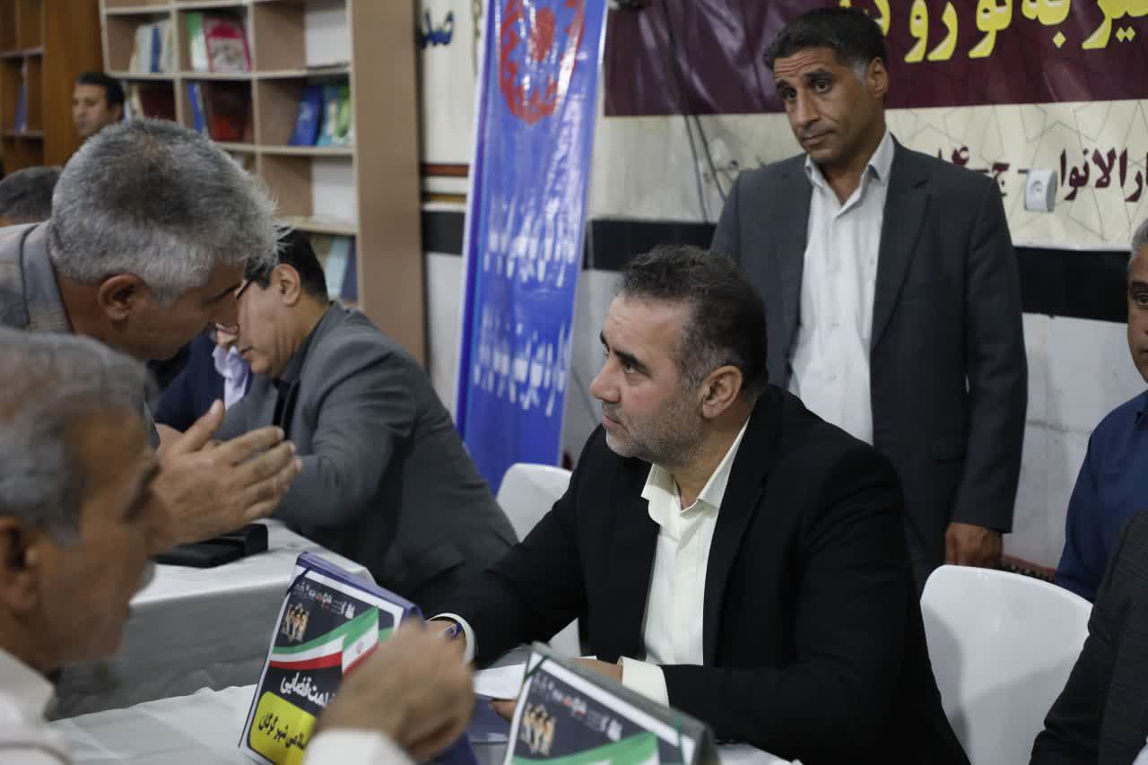 رئیس شورای اسلامی شهر گرگان در میز خدمت قضایی محلات کیانشهر و خیام حضور یافت - 2