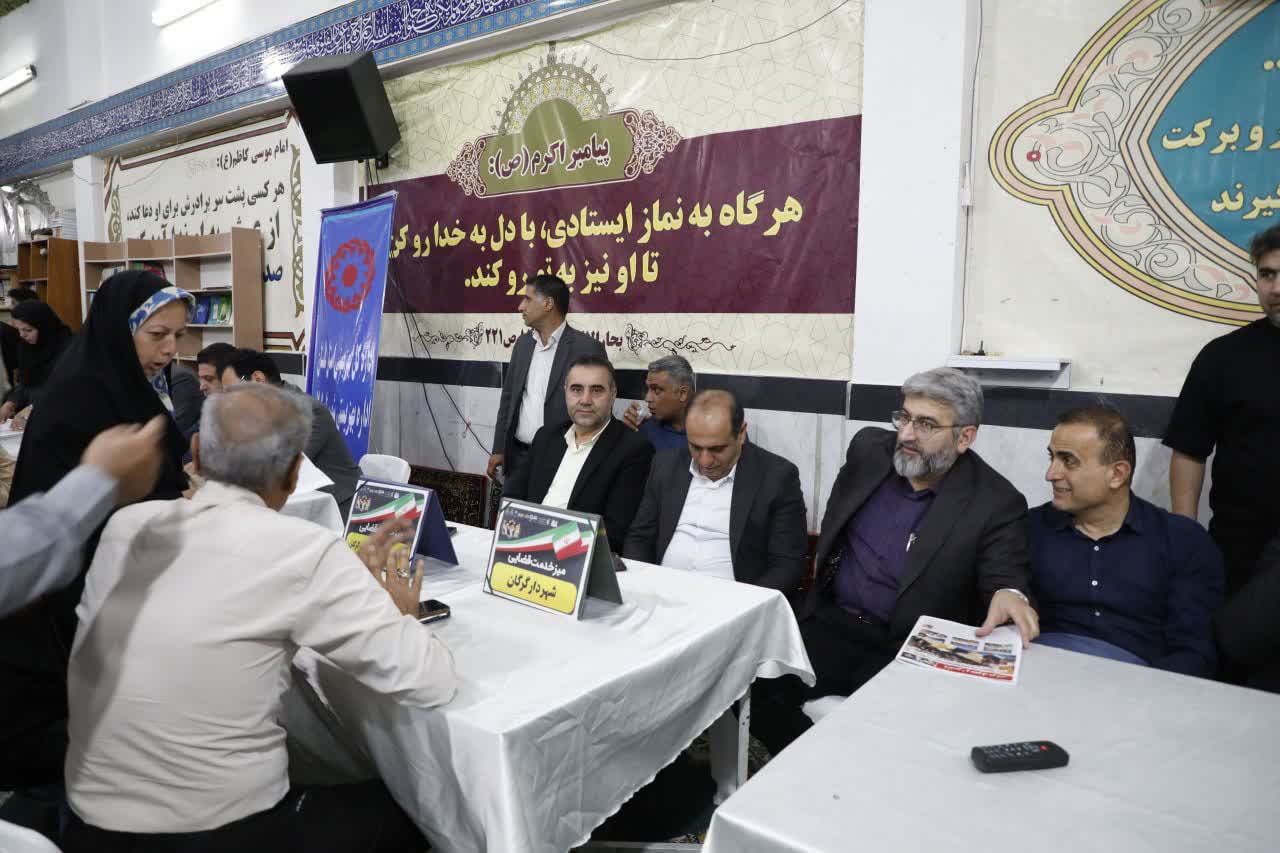 رئیس شورای اسلامی شهر گرگان در میز خدمت قضایی محلات کیانشهر و خیام حضور یافت - 5