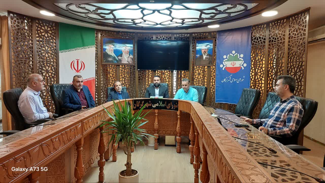 بررسی واگذاری عرصه سایت زیتون به سپاه نینوا در کمیسیون گردشگری شورای شهر گرگان - 4