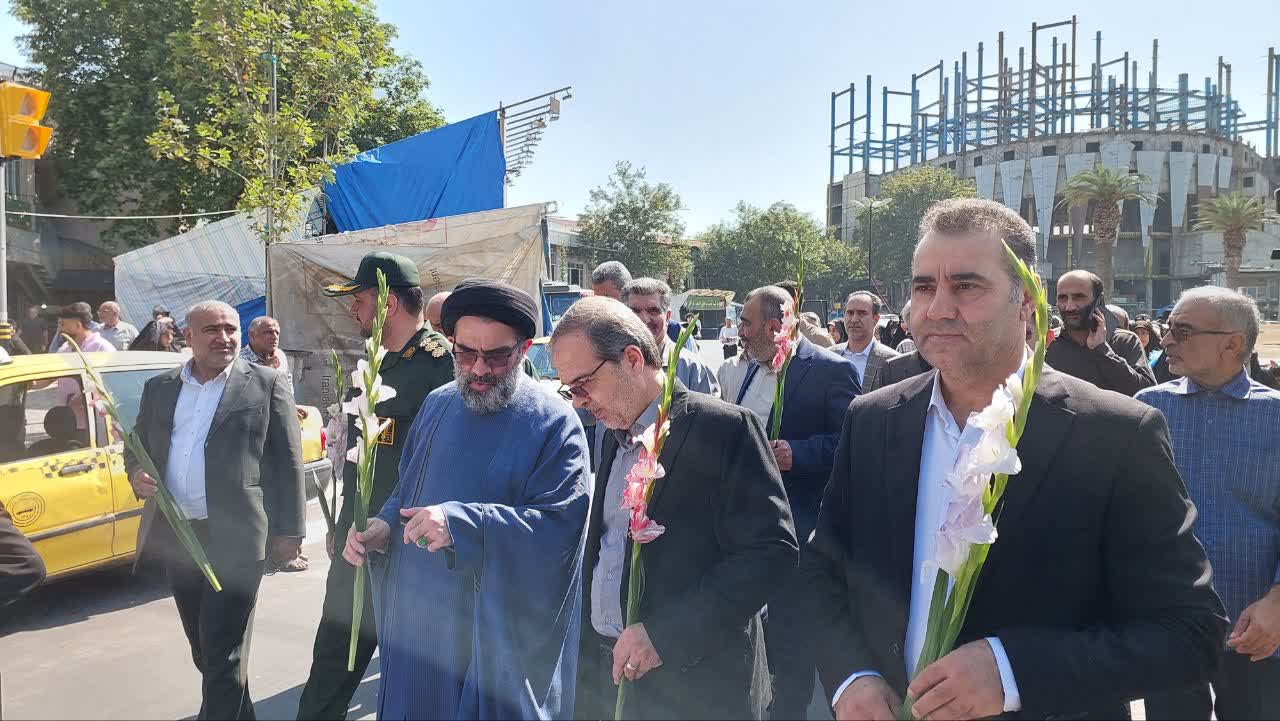 گلباران قدمگاه امام حسن عسکری(ع) در گرگان - 8