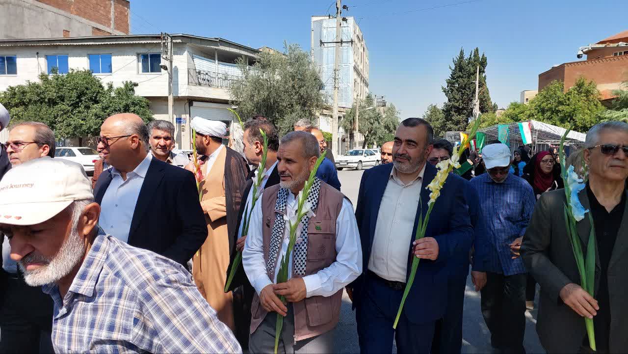 گلباران قدمگاه امام حسن عسکری(ع) در گرگان - 10