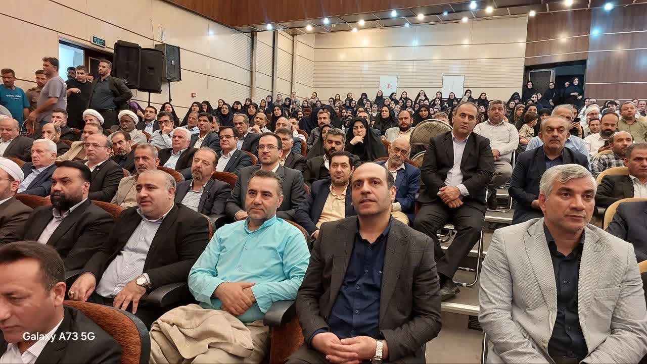 حضور رئیس و اعضای شورای شهر گرگان در مراسم تودیع و معارفه رئیس کل دادگستری گلستان - 4