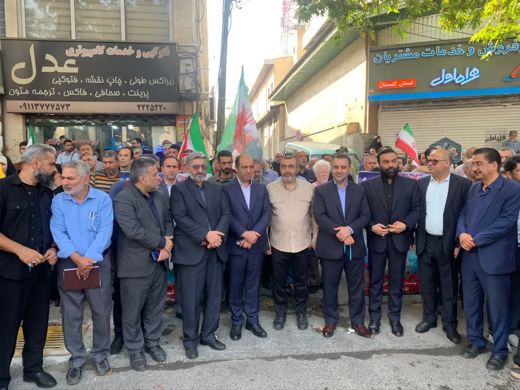 حضور رئیس و اعضای شورای شهر گرگان در رزمایش &laquo;جان فدای ایران&raquo; - 2