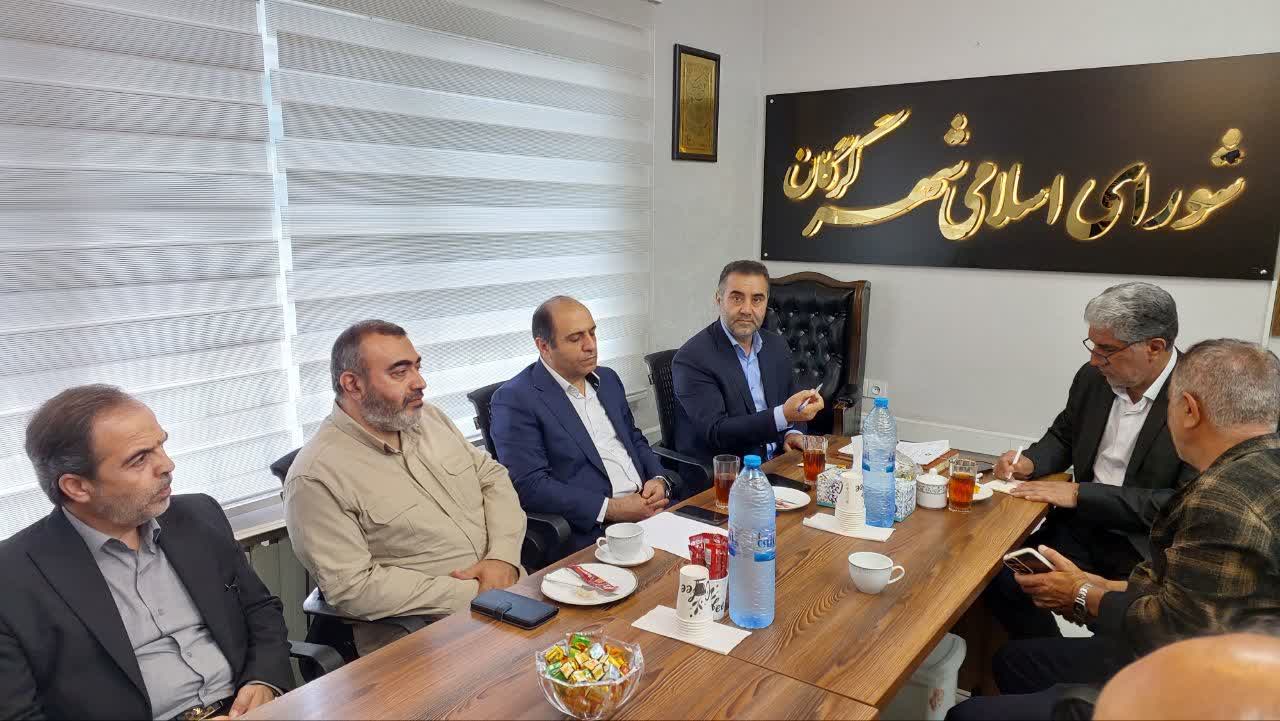 حضور نماینده مردم گرگان و آق&zwnj;قلا در جلسه هیئت&zwnj;رئیسه شورای شهر گرگان - 4