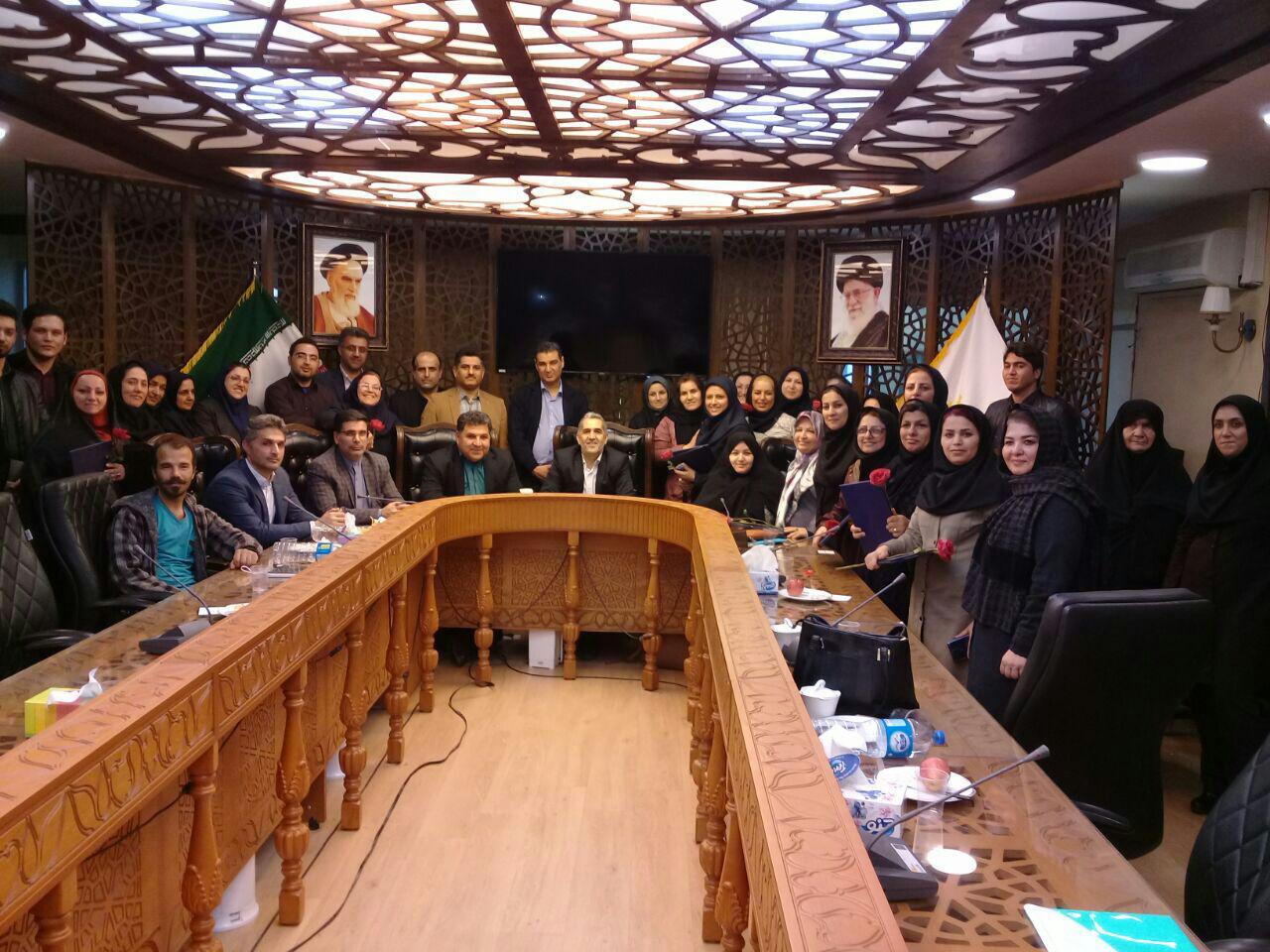 جمعی از پرستاران گرگانی در شورای شهر تجل...