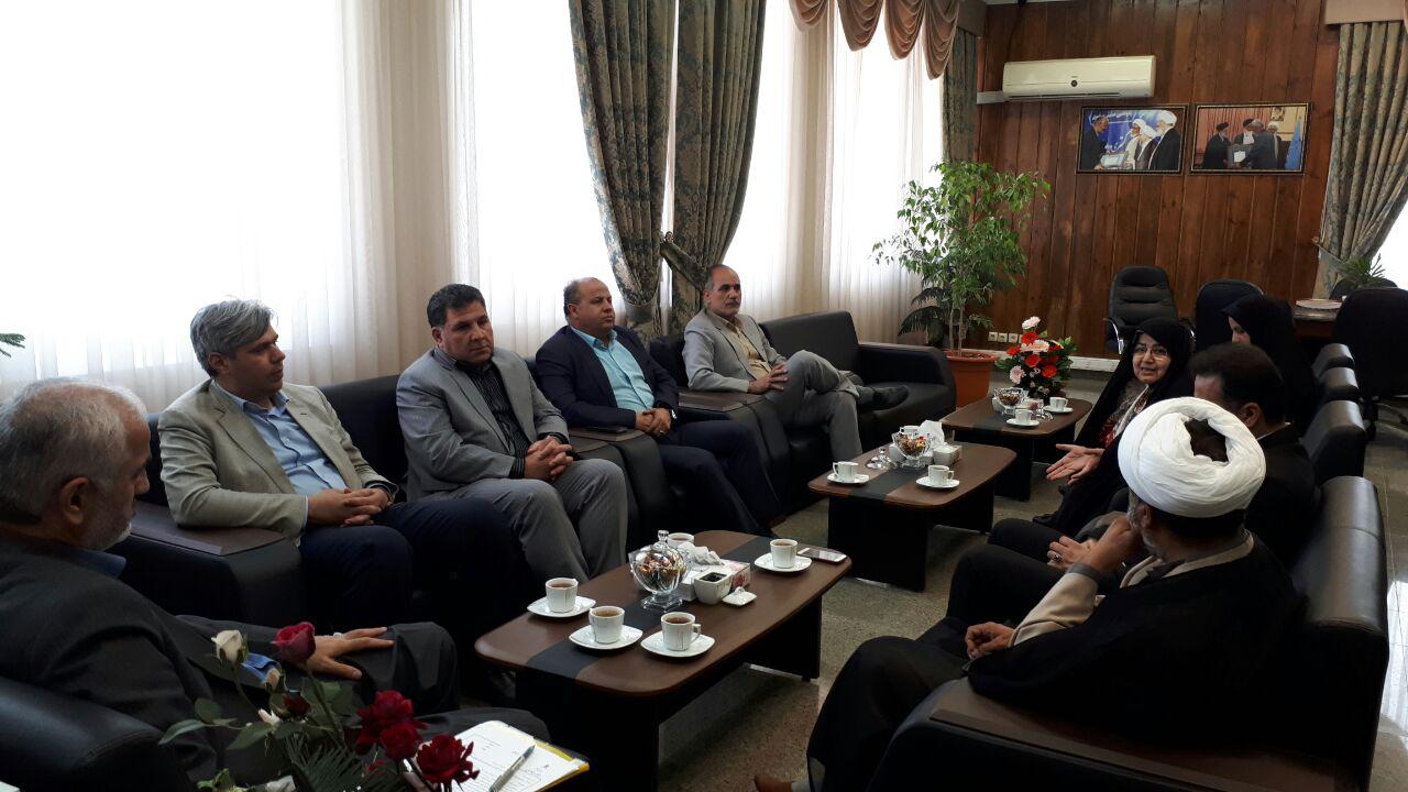 دیدار اعضای شورای اسلامی شهر گرگان با رئ...